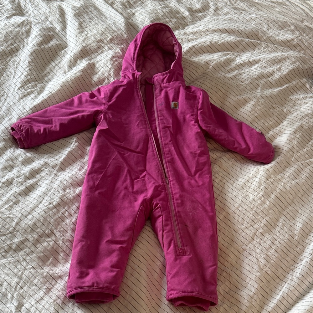 Carhartt Quilted Pink Snowsuit